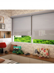 Single Sunscreen Collection 2 Roller Blackout Window Shade White 120x200cm