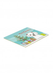 Christmas Tree And Maltese Kitchen/Bath Mat Multicolour 18 x 24inch