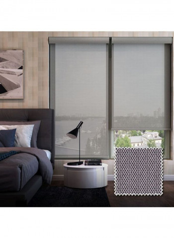 Single Sunscreen Collection 2 Roller Blackout Window Shade Grey 160x150cm