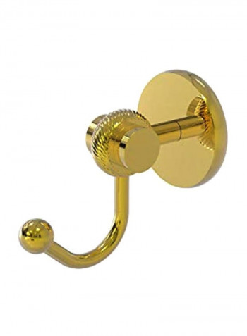 Satellite Orbit Two Collection Twisted Accents Robe Hook Gold