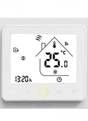 ZigBee Intelligent Thermostat Programmable Temperature Controller White 11.00x6.00x9.10cm