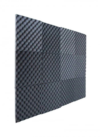 12-Pieces Of Soundproof Insulation Foam For Recording Studio 50 x 50