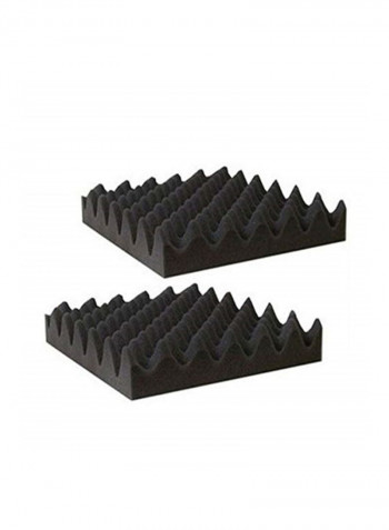 2-Pieces Heat Insulation And Sound Absorbing Foam For Recording Studio 50 x 50