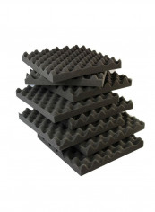 9-Pieces Of Soundproof Insulation Foam For Recording Studio Black 50 x 50 reviews 9-Pieces Of Soundproof Insulation Foam For Recording Studio Black 50 x 50