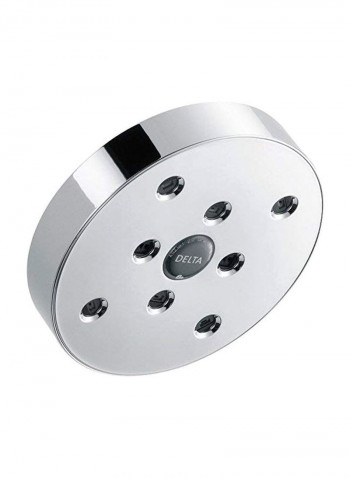 H2OKinetic Shower Head Silver/Black 5.8x3.5x3.6inch