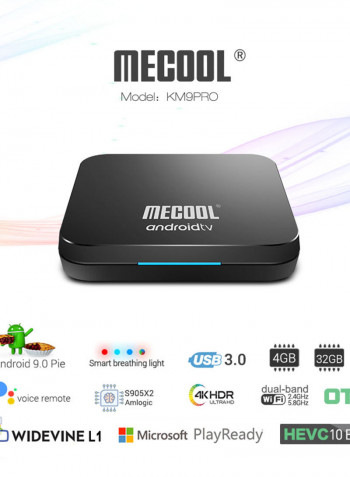 Km9 Pro Smart Android 9.0 Tv Box KM9 Pro Black