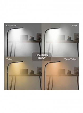LED Standing Floor Lamp Black 11x4x17inch