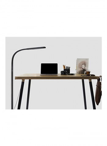 LED Standing Floor Lamp Black 11x4x17inch