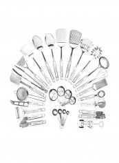 Pack Of 29 Cookware Utensil Set Silver 14.7 x 3.7 x 8.5inch