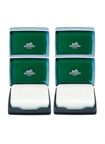 4-Piece Verte Perfumed Soap White 100g