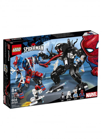 604-Piece Marvel Spider Mech Vs. Venom Building Kit 6251077