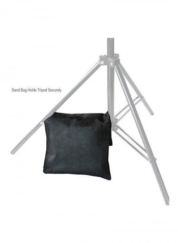 Photo Studio Background Stand Support System Kit Black