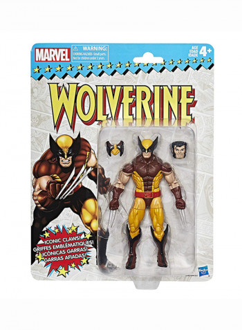Retro Wolverine Figure 6 inch