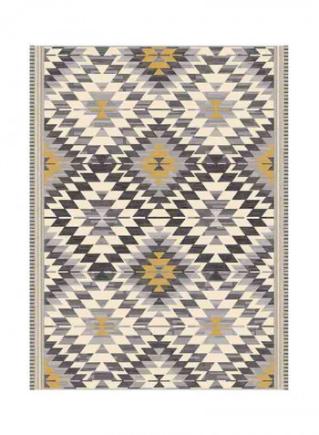 Rectangular Soft Touch Carpet Multicolour 190x300centimeter