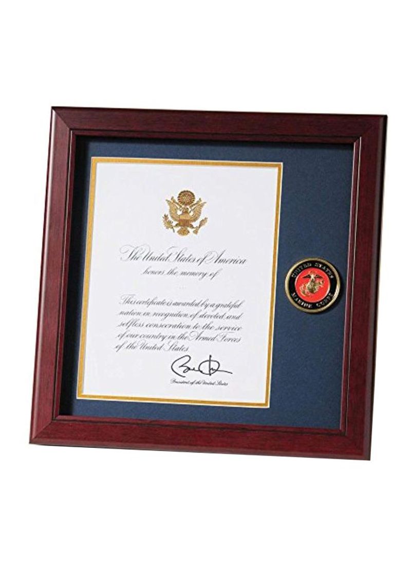 Wooden Certificate Frame Red 8x10inch
