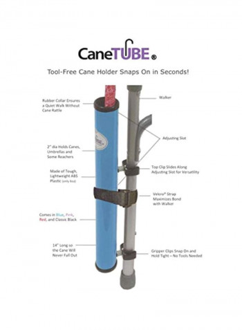 Cane Attachment With Cane Holder