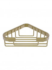 Corner Soap Shower Basket Gold