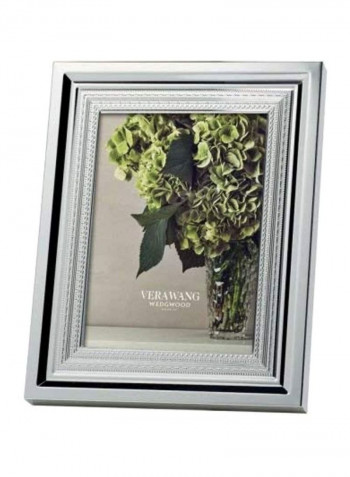 Decorative Photo Frame Silver 4.5 x 4.5 x 2.8inch