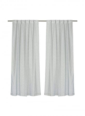 Pair Of Curtain Panel Grey 30x95inch