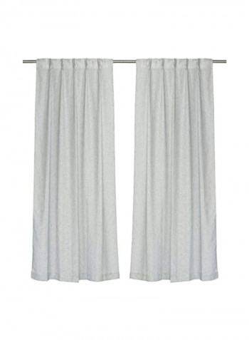 Pair Of Curtain Panel Grey 30x95inch