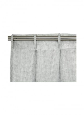 Pair Of Curtain Panel Grey 30x95inch