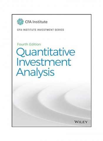 Quantitative Investment Analysis Paperback 4