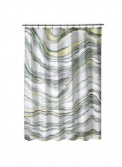 Sand Stone Collection Printed Shower Curtain Multicolour 70 x 72inch