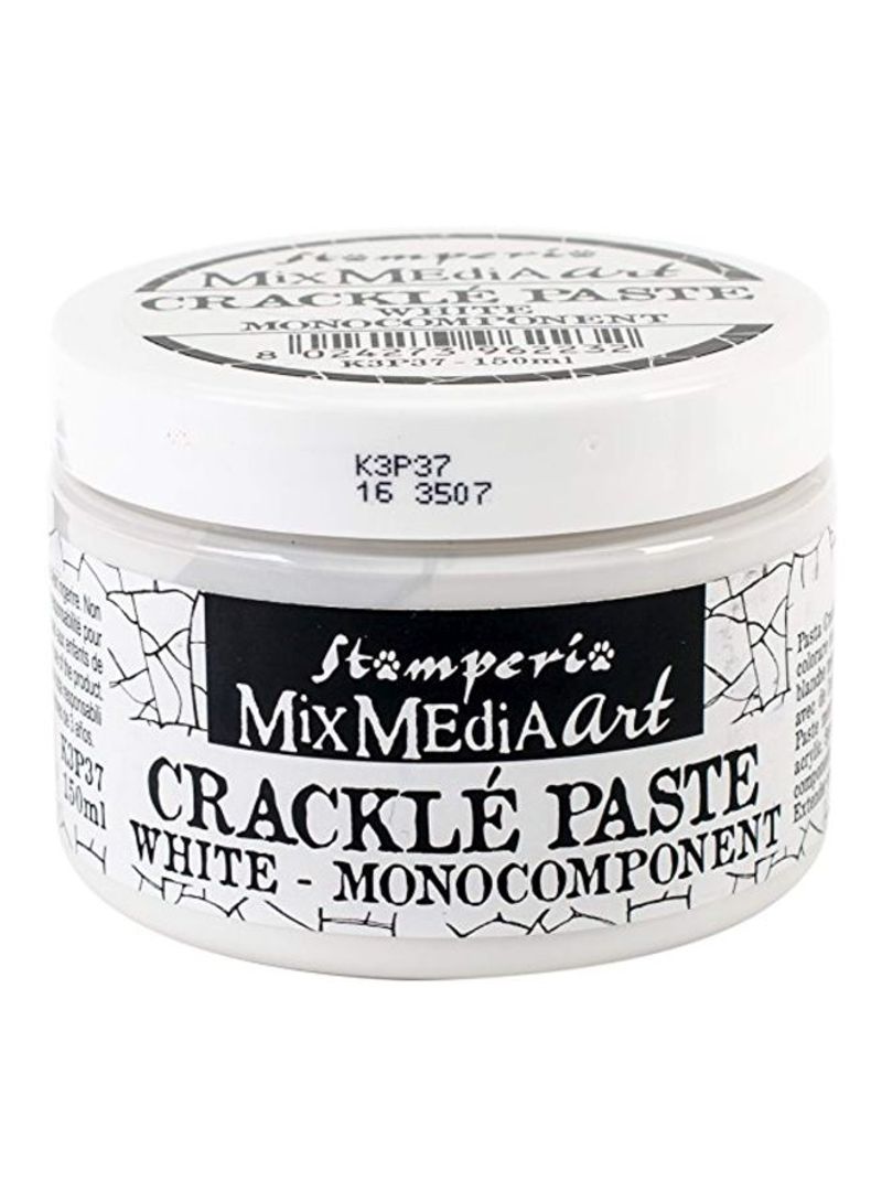 Crackle Texture Paste White/Black