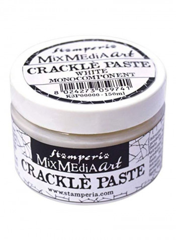 Crackle Texture Paste White/Black