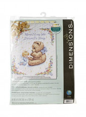 Cross Stitch Sweet Prayer DIY Baby Quilt Kit White/Brown/Blue reviews Cross Stitch Sweet Prayer DIY Baby Quilt Kit White/Brown/Blue
