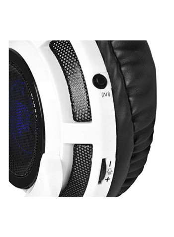 Over-Ear Wired Gaming Headphones With Mic For PS4/PS5/XOne/XSeries/NSwitch/PC White/Black