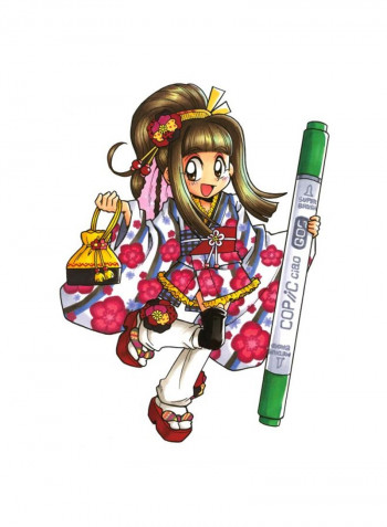 12-Piece Marker Set 22075312 Red/Yellow/Blue