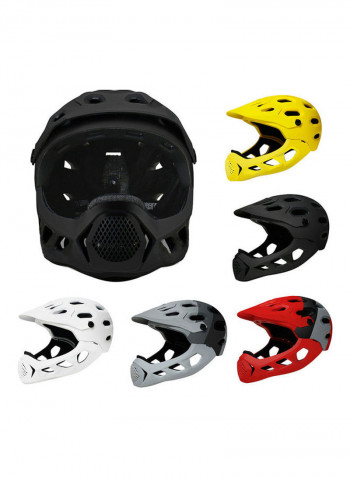 Adult Full Face Motorcycle Off-Road MTB Bicycle Safety Head Protective Helmet 20*10*20cm