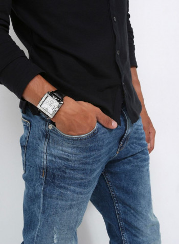 Men's Stainless Steel Analog Watch 12458M
