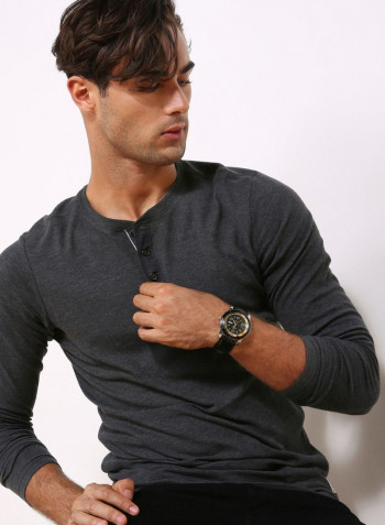Men's Stainless Steel Analog Watch 92820M