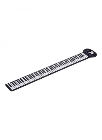Electronic Silicon Keyboard Built-in Stereo Speaker