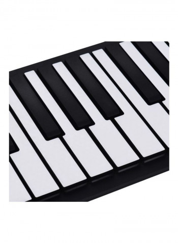 Electronic Silicon Keyboard Built-in Stereo Speaker