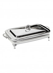 Oblong Casserole Silver 46x24.5x15cm