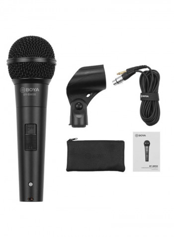 Cardioid Dynamic Vocal Microphone Kit DD1683 Black