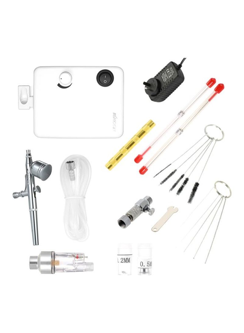 Paint Sprayer Kit With AU White/Clear/Red 23x8.2x17centimeter