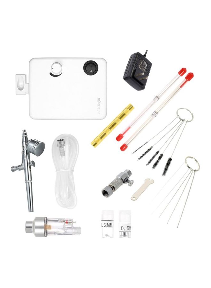 Paint Sprayer Kit With US White/Clear/Red 23x8.2x17centimeter