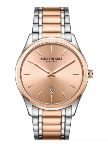Men's Classic Water Resistance Stainless Steel Analog Watch KC51117003