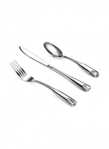 36-Piece Stainless Steel Flatware Set Silver 1x6x7inch
