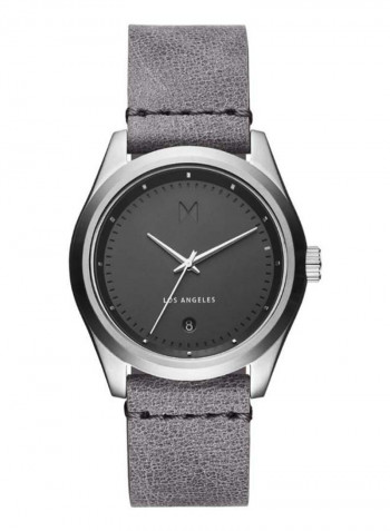 Men's Rise Water Resistance Leather Analog Watch D-TC01-SGR