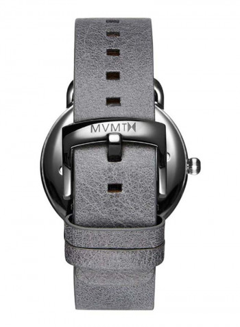 Men's Rise Water Resistance Leather Analog Watch D-TC01-SGR