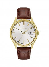 Men's Leather Quartz Watch 44B115