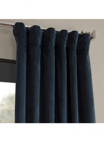 2-Piece Signature Blackout Curtain Blue 50 x 96inch