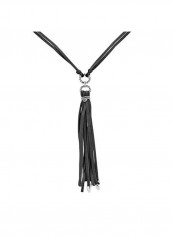 Sterling Silver And Leather Tassel Cord Necklace reviews Sterling Silver And Leather Tassel Cord Necklace