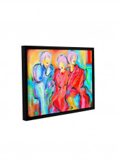 The Consensus Gallery Wrapped Floater-Framed Canvas Wall Art Multicolour 14 x 18inch