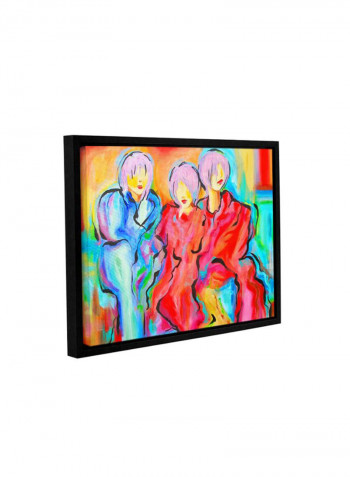 The Consensus Gallery Wrapped Floater-Framed Canvas Wall Art Multicolour 14 x 18inch